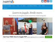 Tablet Screenshot of jugglefit.com